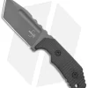 Boker Plus Little Dvalin Tanto Fixed Blade Black G-10 (3.3" Gray) 02BO034