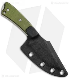 Boker Plus Piranha Fixed Blade Knife OD Green G-10 (3" Stonewash) 02BO005 5 Boker Plus Piranha Fixed Blade Knife OD Green G-10 (3" Stonewash) 02BO005 -Knife Shop Boker Plus Piranha OD Green SW 02BO005 BHQ 49517 jr sheath