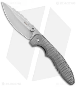 Boker Plus Ram Maramba Sulaco Knife Titanium (3.75" Stonewash) 01BO034