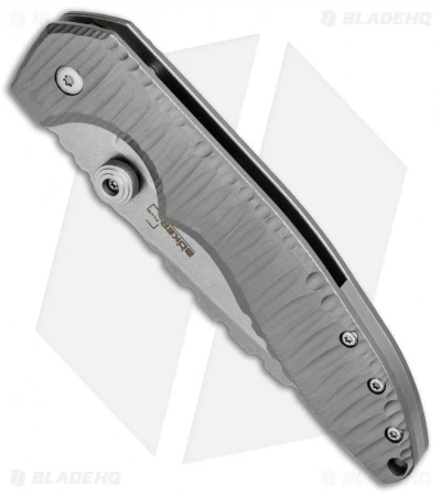 Boker Plus Ram Maramba Sulaco Knife Titanium (3.75" Stonewash) 01BO034 2 Boker Plus Ram Maramba Sulaco Knife Titanium (3.75" Stonewash) 01BO034 - Image 2