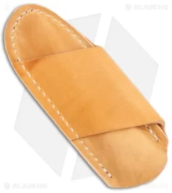 Bradford Guardian3 Sheepsfoot Fixed Blade Knife Black/Blue G-10 (3.5" SW M4) -Knife Shop Bradford Knives Black Blue Guardian 3 Sheepsfoot SW BHQ 135569 jr sheath back