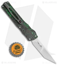 Brian Tighe Custom Small Twist Tighe Tanto OTF Green Fat CF (2.75" Satin) -Knife Shop Brian Tighe Custom Small Twist Tighe Tanto OTF Green Fat Carbon Hand Satin BHQ 115790 jr bottlecap