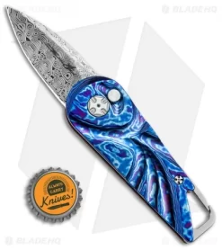 Brian Tighe Custom Tighe Nee Automatic Knife Timascus (1.9" Damasteel) -Knife Shop Brian Tighe Custom Tighe Nee Timascus Damasteel BHQ 71559 jr bottlecap