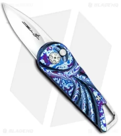 Brian Tighe Custom Tighe Nee Automatic Knife Timascus (1.9" Mirror)