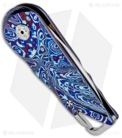 Brian Tighe Custom Tighe Nee Automatic Knife Timascus (1.9" Mirror) 6 Brian Tighe Custom Tighe Nee Automatic Knife Timascus (1.9" Mirror) -Knife Shop Brian Tighe Custom Tighe Nee Timascus Mirror BHQ 71560 jr side