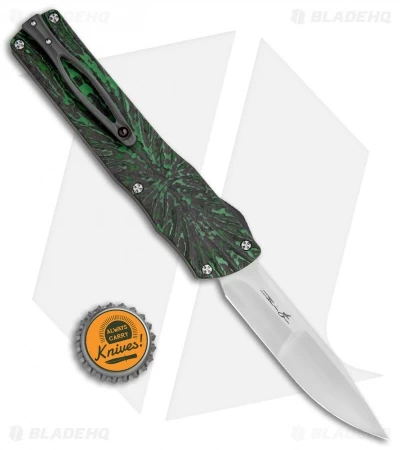 Brian Tighe Custom Twist Tighe Clip Point OTF Green Fat CF (3.75" Satin) 5 Brian Tighe Custom Twist Tighe Clip Point OTF Green Fat CF (3.75" Satin) - Image 5