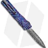 Brian Tighe Custom Twist Tighe Dagger OTF Black/Timascus (3.75" Damacore) 1