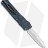 Brian Tighe Custom Twist Tighe Dagger OTF Blue Fat CF (3.75" Satin)