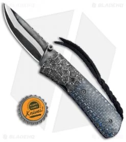 Burr Oak Knives C-MO Full Dress Knife Blue LSCF/Zombie Damascus (2.6" San Mai) 7 Burr Oak Knives C-MO Full Dress Knife Blue LSCF/Zombie Damascus (2.6" San Mai) -Knife Shop Burr Oak Knives C MO Full Dress Blue LSCF Zombie Damascus San Mai BHQ 77697 jr bottlecap