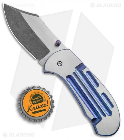 Chuck Gedraitis Small Puffin Frame Lock Knife Ti (2.4" Two-Tone) 4 Chuck Gedraitis Small Puffin Frame Lock Knife Ti (2.4" Two-Tone) - Image 4