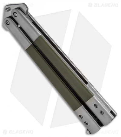 Chuck Gedraitis Custom Balisong #160 Butterfly Knife Ti/G-10 (4.25" Two-Tone) 3 Chuck Gedraitis Custom Balisong #160 Butterfly Knife Ti/G-10 (4.25" Two-Tone) - Image 3