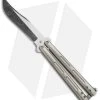 Chuck Gedraitis Knives Balisong #164 Titanium Butterfly Knife (4.25" BB SW)