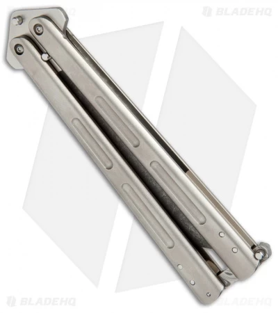 Chuck Gedraitis Knives Balisong #164 Titanium Butterfly Knife (4.25" BB SW) 2 Chuck Gedraitis Knives Balisong #164 Titanium Butterfly Knife (4.25" BB SW) - Image 2