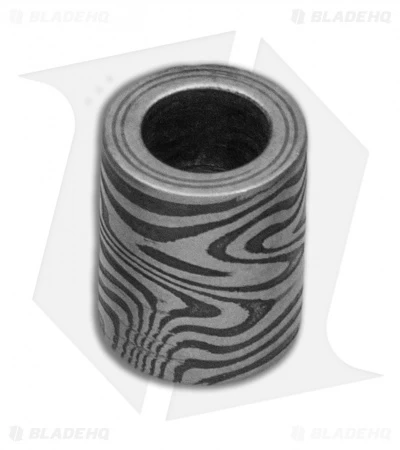 Chuck Gedraitis Custom Lanyard Bead - 304/316 Stainless Damascus 2 Chuck Gedraitis Custom Lanyard Bead - 304/316 Stainless Damascus - Image 2