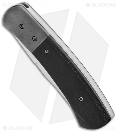 Chuck Gedraitis Scale Release Automatic Knife Micarta/Zirconium (3.1" Satin) 2 Chuck Gedraitis Scale Release Automatic Knife Micarta/Zirconium (3.1" Satin) - Image 2