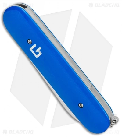 Chuck Gedraitis Swiss Army Switchblade Automatic Knife Blue G-10 (3.25" Satin) 2 Chuck Gedraitis Swiss Army Switchblade Automatic Knife Blue G-10 (3.25" Satin) - Image 2