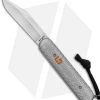 Chuck Gedraitis Switch Army Switchblade Automatic Knife Silver Twill