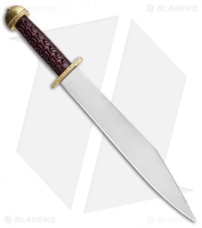 Cold Steel Chieftan's Sax Fixed Blade Knife Sal Wood (13.875 Satin) 88HUK 2 Cold Steel Chieftan's Sax Fixed Blade Knife Sal Wood (13.875 Satin) 88HUK - Image 2