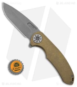 Curtiss Custom Knives F3 Large Frame Lock Knife SF Ti/Yellow (3.87" SW) 7 Curtiss Custom Knives F3 Large Frame Lock Knife SF Ti/Yellow (3.87" SW) -Knife Shop Curtiss Knives F3 FLK SF TI Yellow 3in SW BHQ 178948 td size