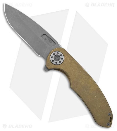 Curtiss Custom Knives F3 Large Frame Lock Knife SF Ti/Yellow (3.87" SW) 1 Curtiss Custom Knives F3 Large Frame Lock Knife SF Ti/Yellow (3.87" SW)
