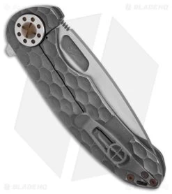 Curtiss Custom Knives F3 Large Frame Lock Knife SF Ti/Bronze (3.87" Two Tone) -Knife Shop Curtiss Knives F3 FLK SF Ti Bronze 3in Two Tone BHQ 178952 td side