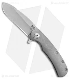 Doc Shiffer Designated Marksman Knife Titanium Flipper (2.75" Plain)