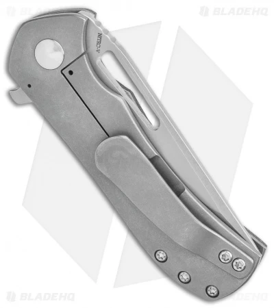 Doc Shiffer V3 Recon Frame Lock Knife Black Micarta (3" Stonewash) 3 Doc Shiffer V3 Recon Frame Lock Knife Black Micarta (3" Stonewash) - Image 3