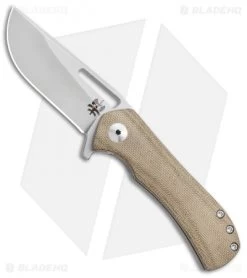 Doc Shiffer V3 Recon Frame Lock Knife OD Green Micarta (2.75" Stonewash)