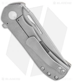 Doc Shiffer V3 Recon Frame Lock Knife OD Green Micarta (2.75" Stonewash) -Knife Shop Doc Shiffer V3 Recon Knife OD Green Micarta 2.75 Stonewash BHQ 119823 LS Side