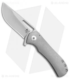 Doc Shiffer V3 Recon Knife Tumbled Ti (2.75" Stonewash)