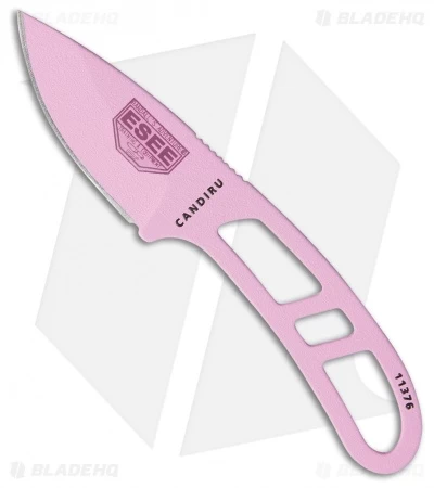 ESEE Candiru Fixed Blade Neck Knife Kit W/Extras (2" Pink) 1 ESEE Candiru Fixed Blade Neck Knife Kit W/Extras (2" Pink)