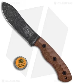 ESEE JG5 Fixed Blade Knife Brown Micarta (4.8" Black Oxide) -Knife Shop ESEE JG5 Brown Micarta Black Oxide ESJG5 BHQ 88556 jr bottlecap
