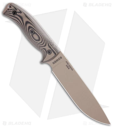 ESEE Knives ESEE-6PDT-005 Fixed Blade Knife Coyote/Black 3D G-10 (6.5" Tan) 2 ESEE Knives ESEE-6PDT-005 Fixed Blade Knife Coyote/Black 3D G-10 (6.5" Tan) - Image 2