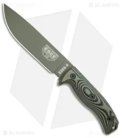 ESEE Knives ESEE-6POD-003 Fixed Blade Knife OD Green/Black 3d G-10 (6.5" OD)