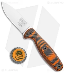 ESEE Knives Xancudo Fixed Blade Knife 3D Orange G-10 (3" Stonewash S35VN) -Knife Shop ESEE Knives Xancudo 3D Orange G 10 SW XAN2 006 BHQ 105735 jr bottlecap