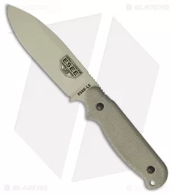ESEE Laser Strike Knife Fixed Survival Blade W/ Fire Starter (5" Tan) LS-P-DT