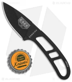 ESEE Candiru Fixed Blade Neck Knife (2" Black) 7 ESEE Candiru Fixed Blade Neck Knife (2" Black) -Knife Shop Esee Candiru Neck Knife black BHQ 11661 er bottlecap 1