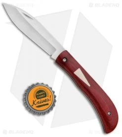 Gedraitis Knives Slip Joint Knife Red Micarta W/ Westinghouse Inlay (3" Satin) 7 Gedraitis Knives Slip Joint Knife Red Micarta W/ Westinghouse Inlay (3" Satin) -Knife Shop Gedraitis Knives SJ Micarta Red Westinghouse Mic Shield SP BHQ 85753 jr bottlecap