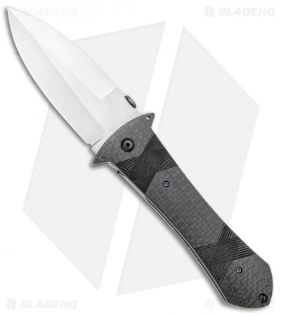 Gedraitis Knives Smatchet Liner Lock Knife Carbon Fiber (4" Stonewash) 1 Gedraitis Knives Smatchet Liner Lock Knife Carbon Fiber (4" Stonewash)