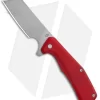 Gerber Asada Flipper Knife Red Aluminum (3" Stonewash) 30-001805