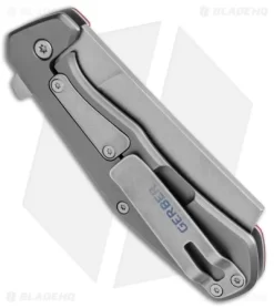 Gerber Asada Flipper Knife Red Aluminum (3" Stonewash) 30-001805 7 Gerber Asada Flipper Knife Red Aluminum (3" Stonewash) 30-001805 -Knife Shop Gerber Asada Red Aluminum SW 30 001805 BHQ 105526 jr side