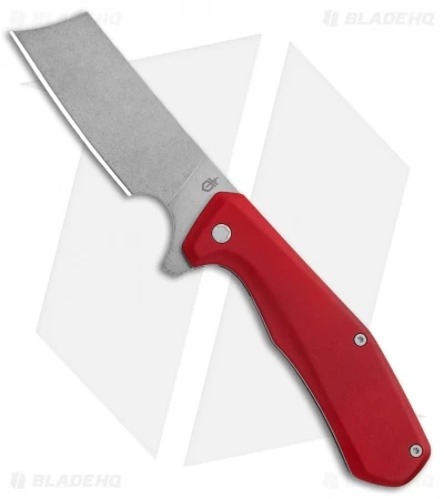 Gerber Asada Flipper Knife Red Aluminum (3" Stonewash) 30-001805 1 Gerber Asada Flipper Knife Red Aluminum (3" Stonewash) 30-001805