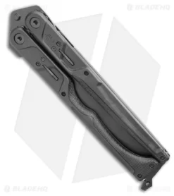 Gerber Doubledown QuadLock Folding Machete Knife Black (6.8" Black) -Knife Shop Gerber Doubledown QuadLock Knife Black 6.75 Black 30 001530N BHQ 105512 LS Side