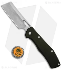 Gerber FlatIron Cleaver Frame Lock Knife Dark Gray Aluminum (3.5" Stonewash) 7 Gerber FlatIron Cleaver Frame Lock Knife Dark Gray Aluminum (3.5" Stonewash) -Knife Shop Gerber FlatIron Cleaver FL Black Aluminum SW 30 001494 BHQ 81134 jr bottlecap