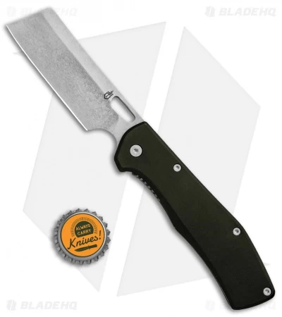 Gerber FlatIron Cleaver Frame Lock Knife Dark Gray Aluminum (3.5" Stonewash) 4 Gerber FlatIron Cleaver Frame Lock Knife Dark Gray Aluminum (3.5" Stonewash) - Image 4
