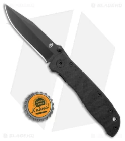 Gerber Harsey Air Ranger Liner Lock Knife Black G-10 (3.3" Black) 31-002950 -Knife Shop Gerber Harsey Air Ranger LL Black G 10 Black BHQ 26864 jr bottlecap