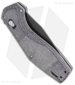 Gerber Hyperflip Assisted Opening Knife Black/Gray Micarta (3.4" Blk) 30-001852 -Knife Shop Gerber Hyperflip Assisted Opening Black Gray Micarta Black BHQ 120840 jr side