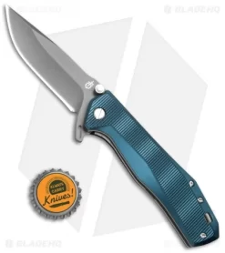 Gerber Index Liner Lock Knife Blue Aluminum (3.3" Gray) 30-001356 -Knife Shop Gerber Index LL Blue Alum 30 001356 BHQ 67400 jr bottlecap 2