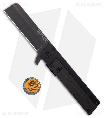 Gerber Quadrant Frame Lock Knife Black Bamboo (2.8" Black Stonewash) 4 Gerber Quadrant Frame Lock Knife Black Bamboo (2.8" Black Stonewash) - Image 4