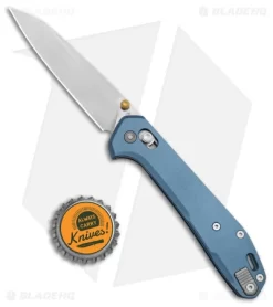 Gerber Savvy Pivot Lock Knife Urban Blue Aluminum (3.5" SW 20CV) 30-001845 -Knife Shop Gerber Savvy Folding Urban Blue Aluminum SW BHQ 143218 jr bottlecap